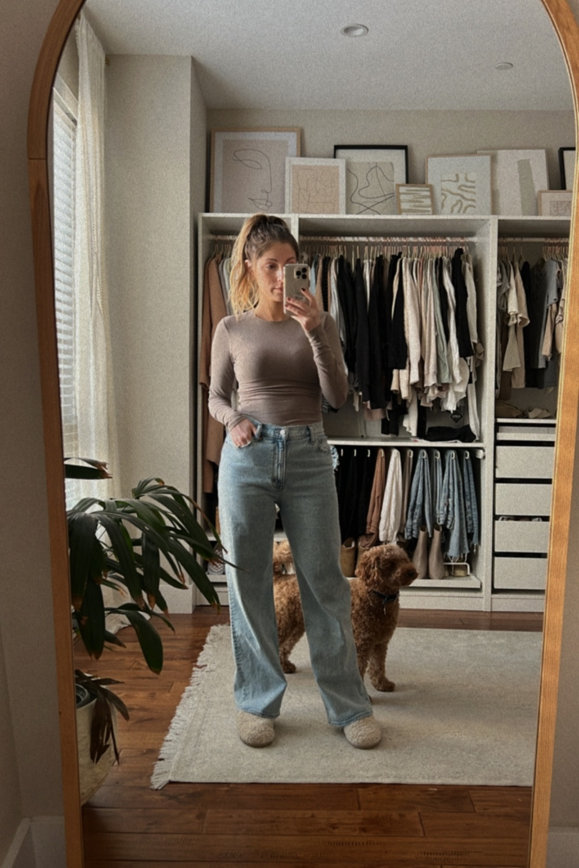 The Abercrombie body suits are elite! They are thick and stretchy and keep me warm and comfy. I’m wearing an XS bodysuit and a size 27 short in the 90s jeans and I’m 5’4 

#LTKstyletip #LTKsalealert #LTKxAF