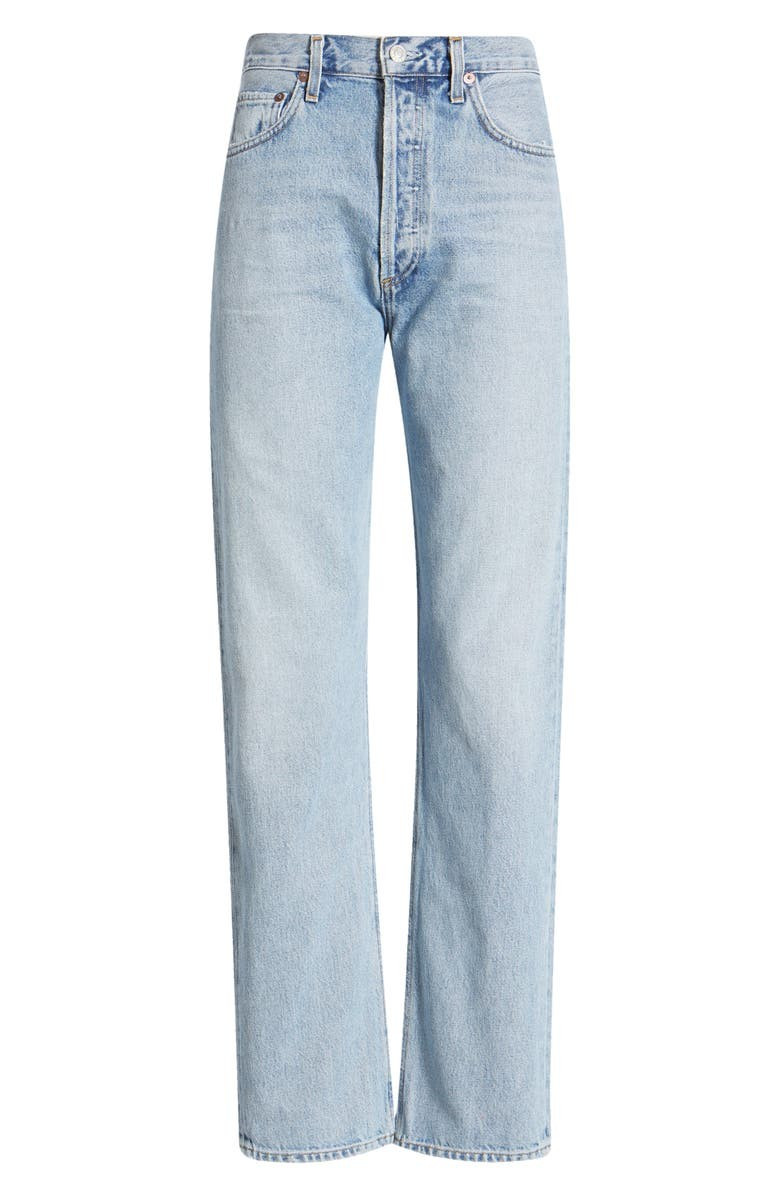 '90s Pinch High Waist Straight Leg Organic Cotton Jeans | Nordstrom | Nordstrom