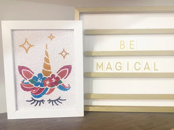 Unicorn Diamond Art Kit - Etsy | Etsy (US)