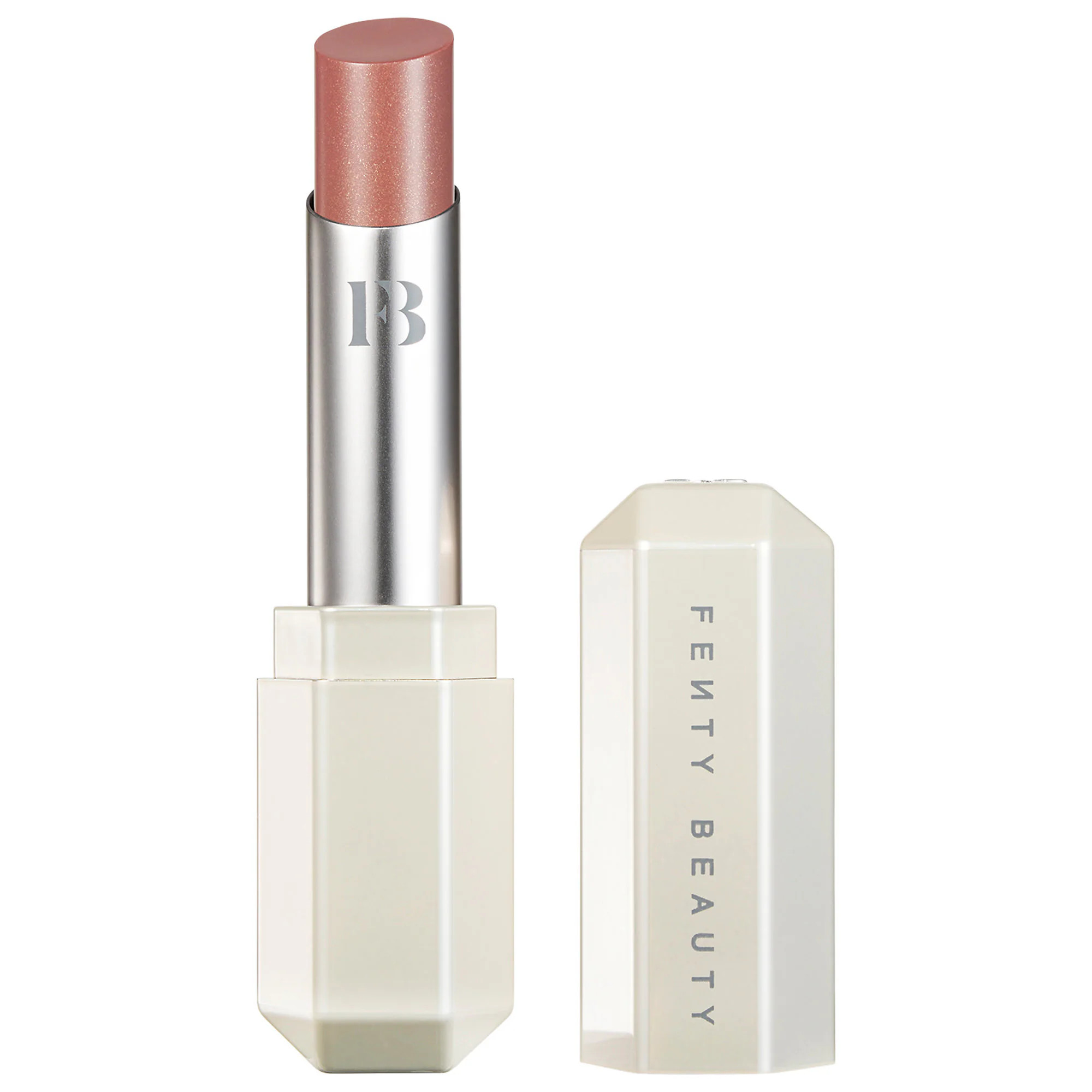 FENTY BEAUTY by Rihanna Slip Shine Sheer Shiny Lipstick 05 Glazed 0.098 oz/ 2.8 g | Sephora (US)