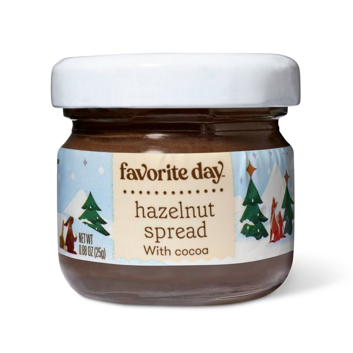Christmas Hazelnut Spread with Cocoa - 0.88oz - Favorite Day™ | Target