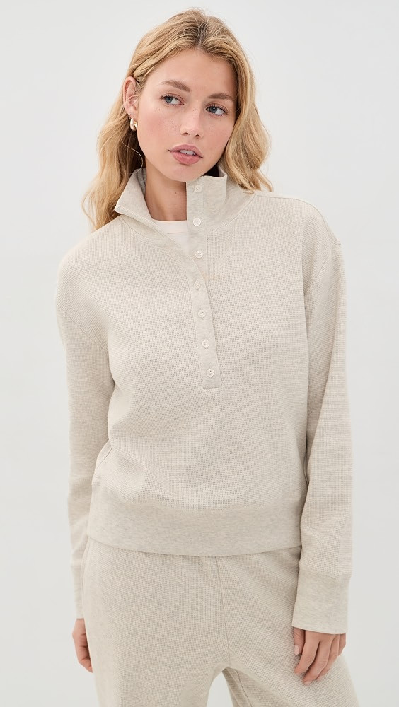 Zia 1/4 Waffle Pullover | Shopbop