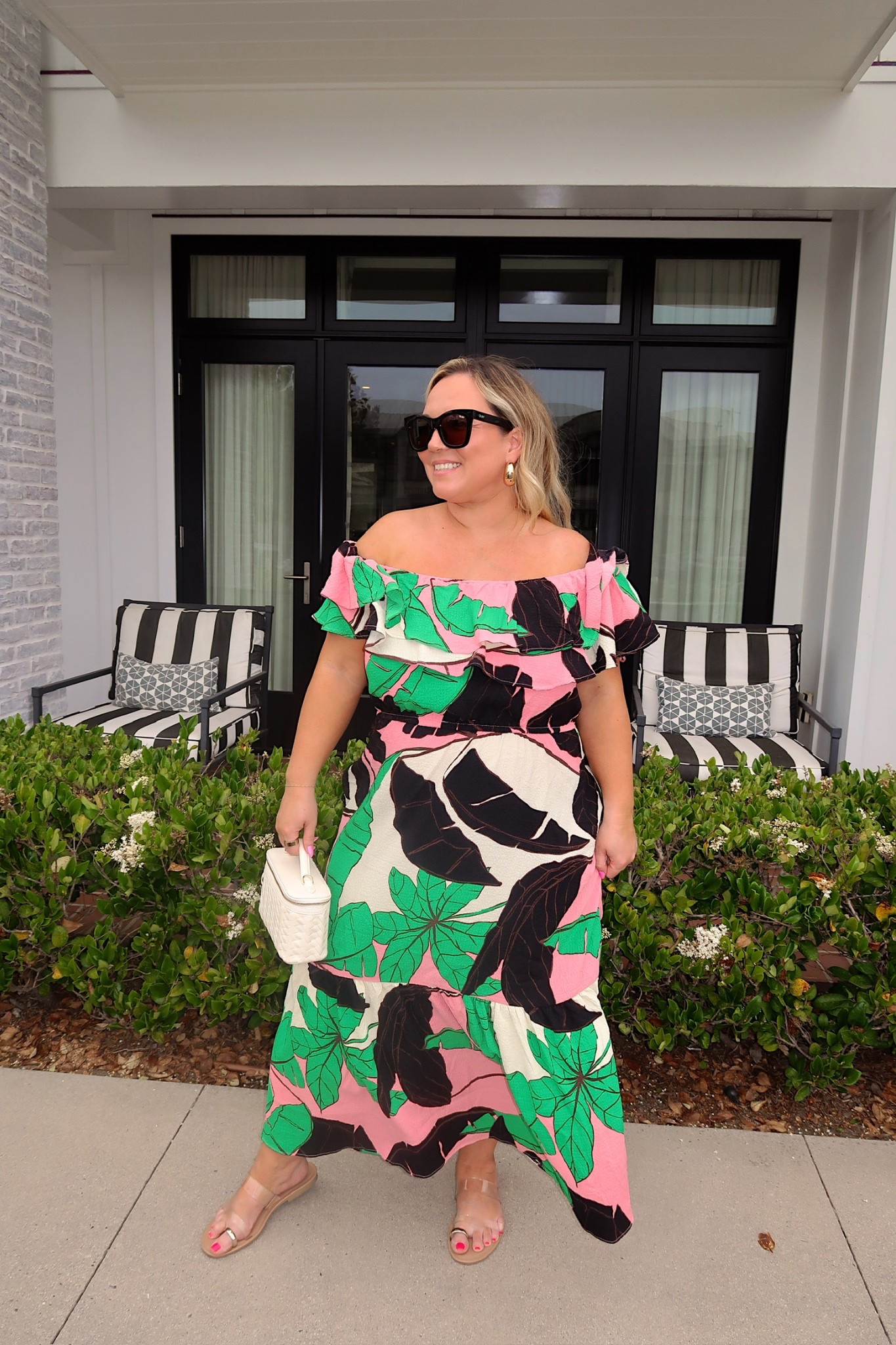 Super cute off the shoulder Walmart dress!! Perfect for summer vacations! 

Wearing size LARGE

Summer style, summer dress, Walmart fashion, Walmart finds, beach style, resort wear, travel outfit, vacation outfit, date night outfit


#LTKStyleTip #LTKPetite #LTKMidsize