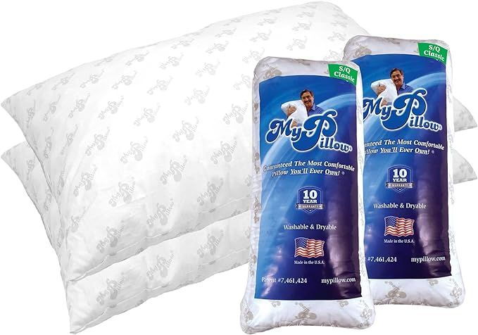 MyPillow Classic Bed Pillow 2 Pack [Standard/Queen, Firm] | Amazon (US)