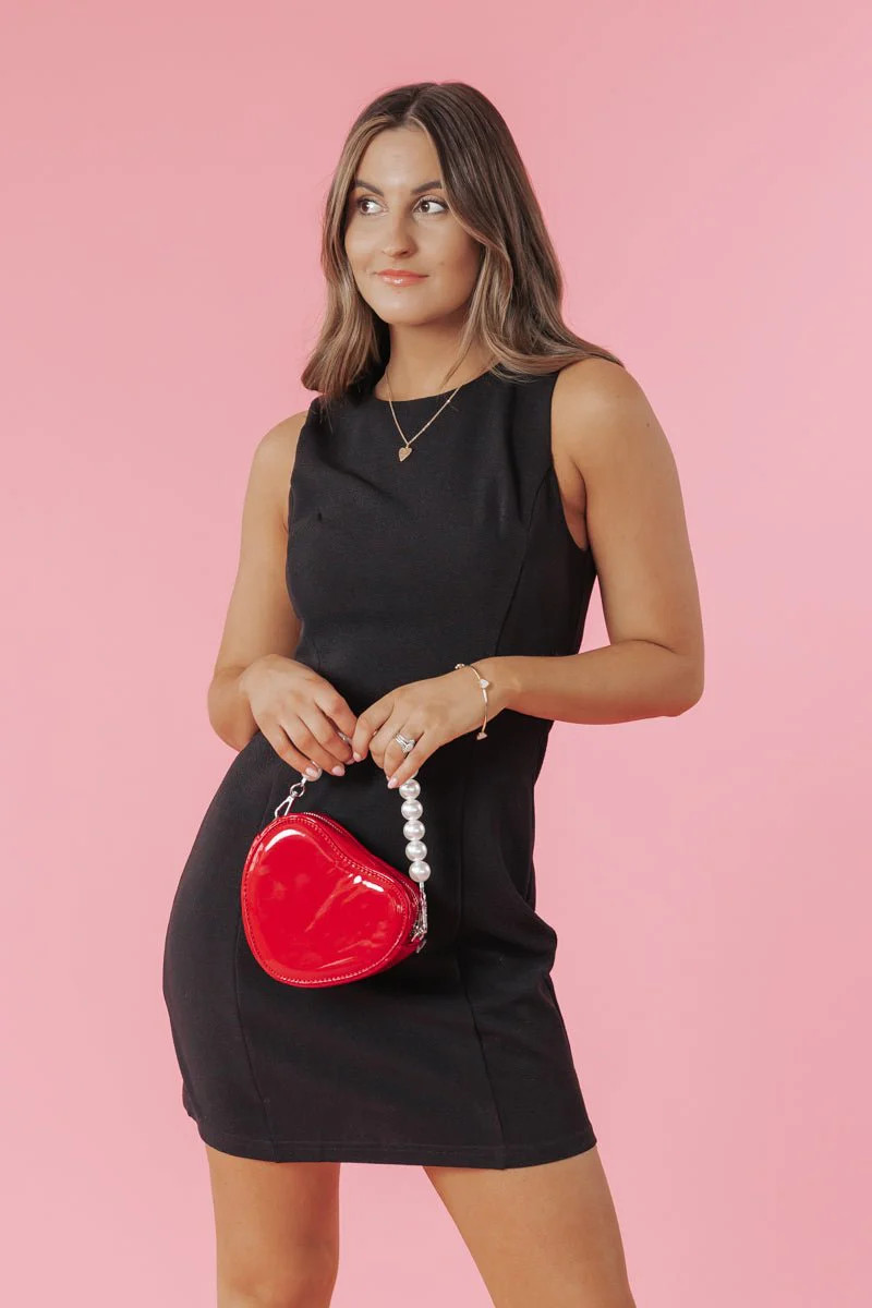 Black Sleeveless Textured Mini Dress | Magnolia Boutique