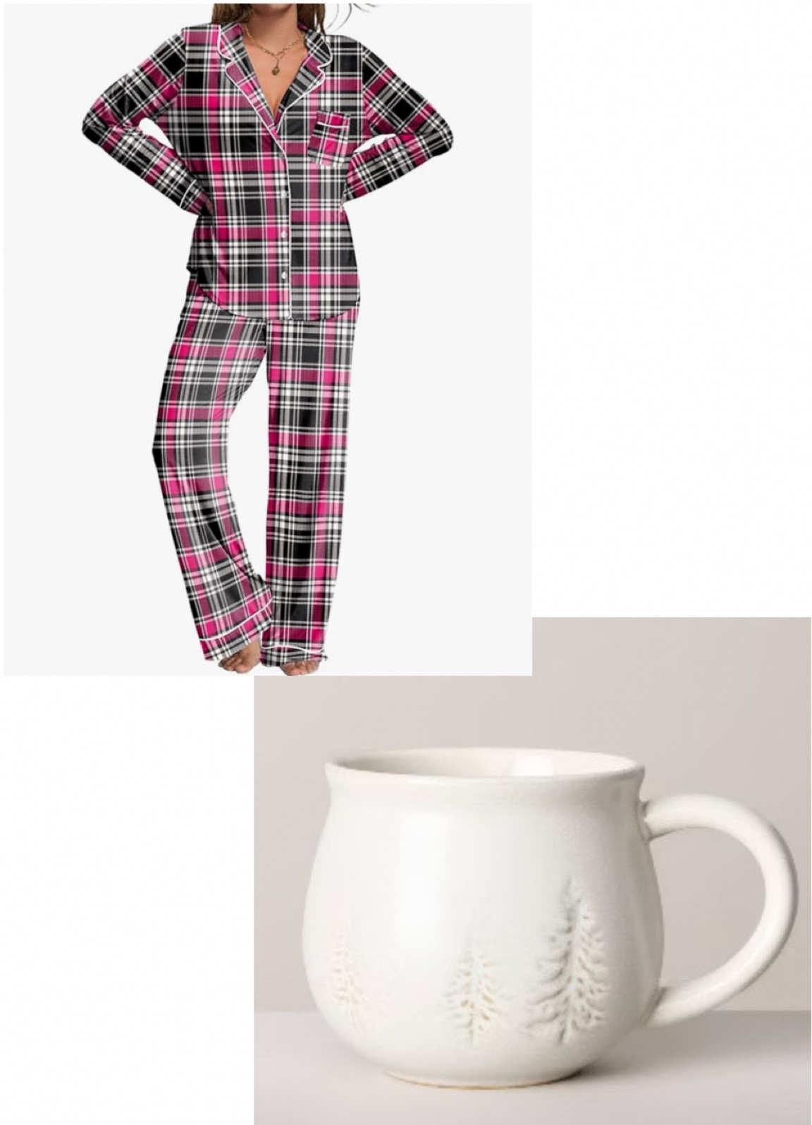 The coziest Jammie’s and most beautiful Christmas mug 🌲✨

#LTKSaleAlert #LTKSeasonal #LTKHoliday