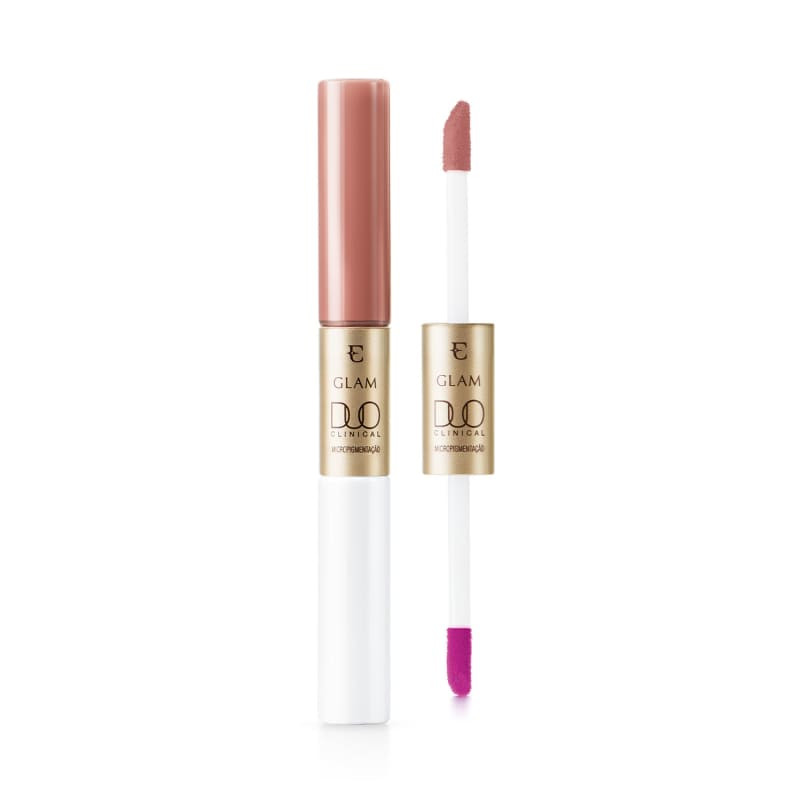 Batom Líquido Rosado Essencial Eudora Glam Duo Clinical Micropigmentação 3,5g | Eudora | Eudora (BR)