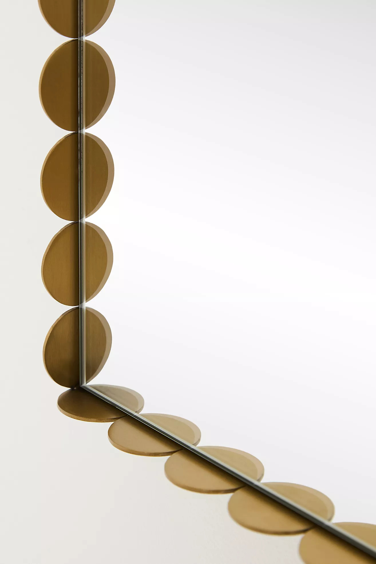 Jules Scalloped Metal Mirror | Anthropologie (US)