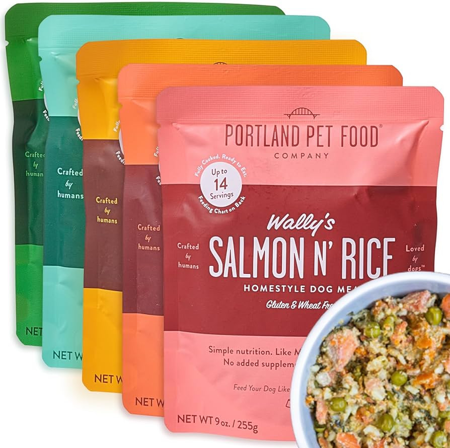 Portland Pet Food Company Fresh Dog Food Pouches - Human-Grade Topper Mix-Ins & Wet Pet Meals - S... | Amazon (US)