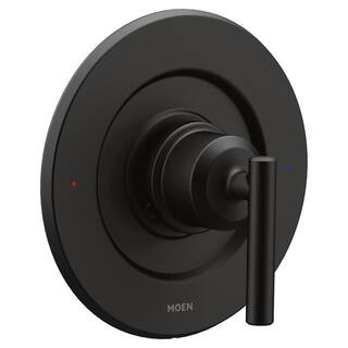 MOEN Gibson 1-Handle Posi-Temp Valve Only Faucet Trim Kit in Matte Black (Valve Not Included) T29... | The Home Depot