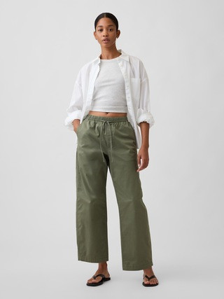 Mid Rise Easy Barrel Khakis | Gap Factory