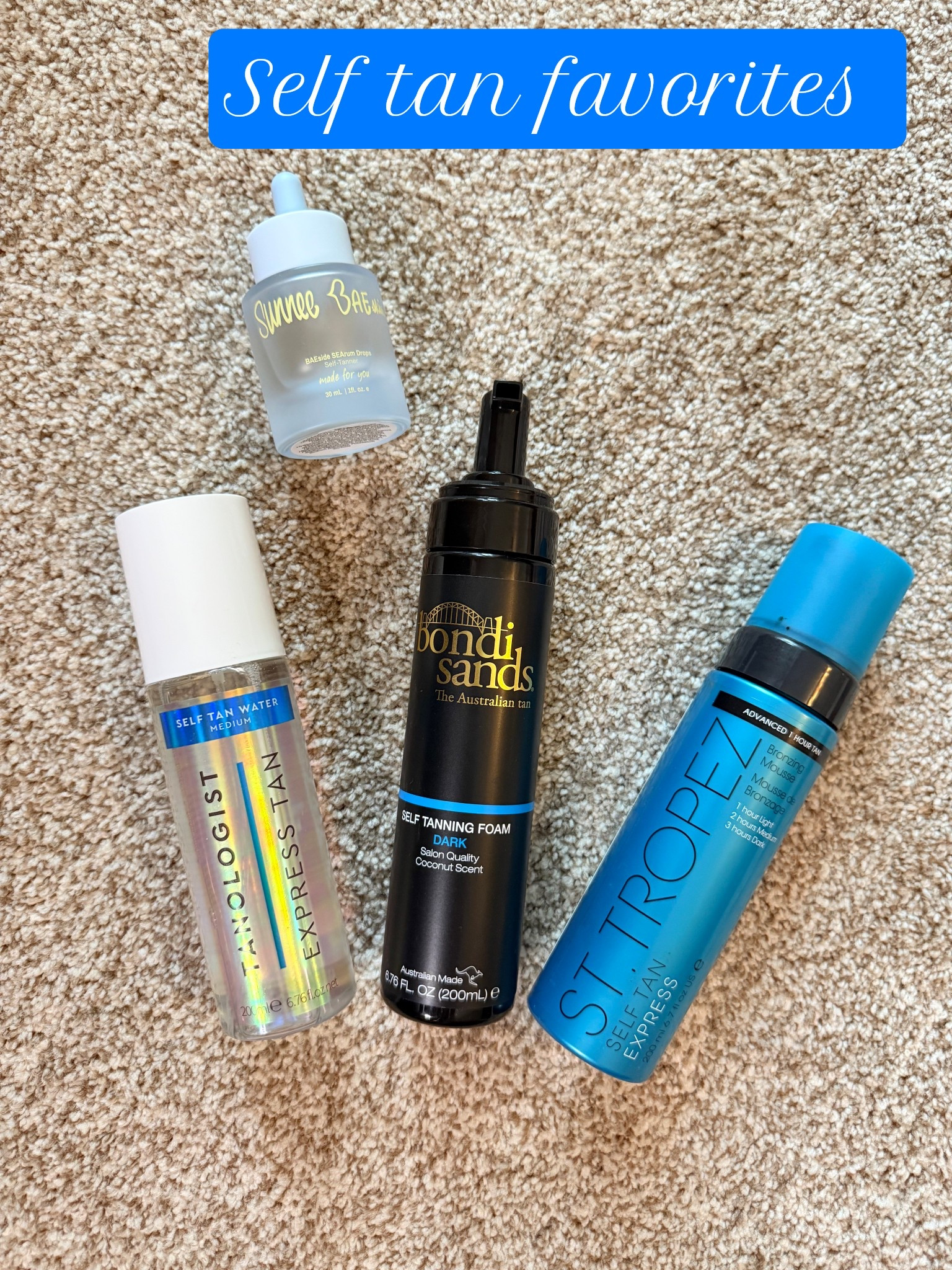 My Go-To Self Tanners for a Golden, Streak-Free Glow 

Looking for the best self tanners that actually deliver a natural, even tan? These are my ride-or-dies for that bronzed, sun-kissed look — no sun damage needed. ☀️🧴

🧡 Sunny Bay Skin Facial Tanning Drops – lightweight + customizable
💙 St. Tropez Express Tan – rinse off in 1–3 hours depending on your desired glow
💦 Tanologist Express Tan Water (Medium) – clear, mess-free & hydrating
🌴 Bondi Sands Self Tanning Foam (Dark) – deep, rich bronze that lasts

Whether you're a self-tan beginner or a glow-getting pro, these formulas work fast, fade evenly, and leave your skin looking flawless.

📲 Shop my fave self tanners & glow-up routine via my LTK!

#selftanroutine #bestselftanner #sttropez #bondisands #tanologist #facialtandrops #midsizeinfluencer #liketoknowitbeauty #glowingskin #sunlessglow #selftanreview

#LTKBeauty #LTKSeasonal #LTKTravel