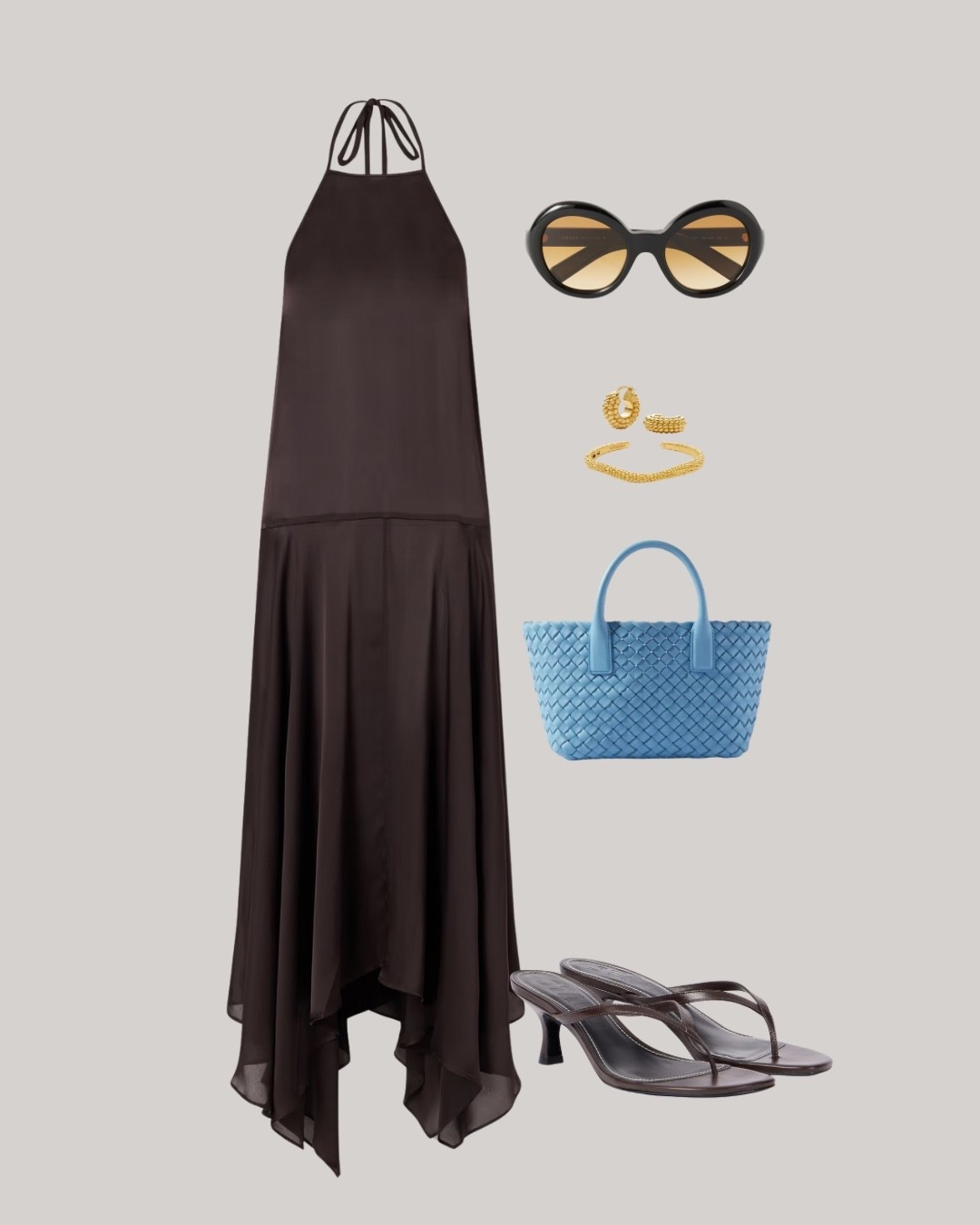 Flowy, minimal and finished with a pop of color 🩵 

#LTKootd