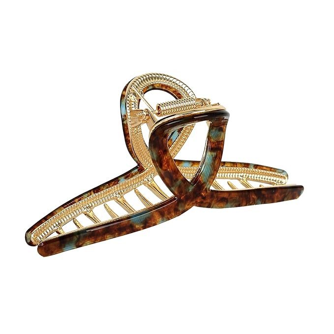 Big Hair Claw Clips Butterfly Barrettes Claw Clips for Women Acetate Claw Clips Metal Hair Clip f... | Amazon (US)