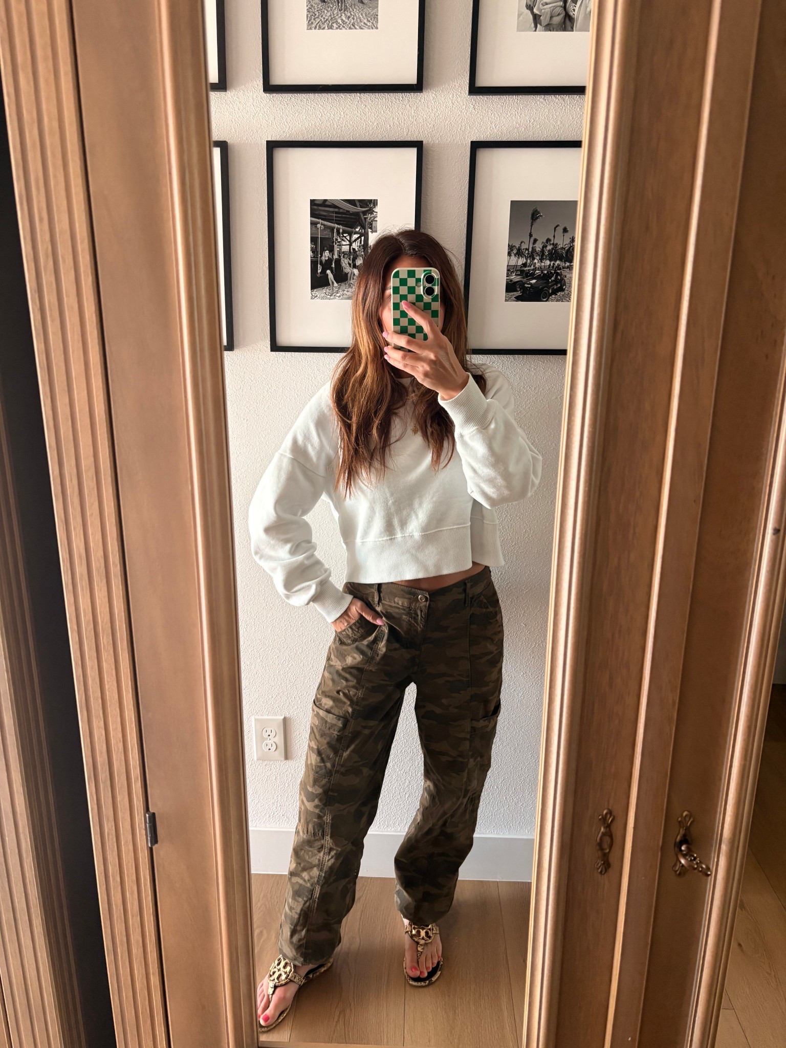 I wear these cargos way more than I should lol. 
Lightweight and so comfy! Also petite friendly because of the tapered ankle! 

#LTKSpringSale #LTKOver40