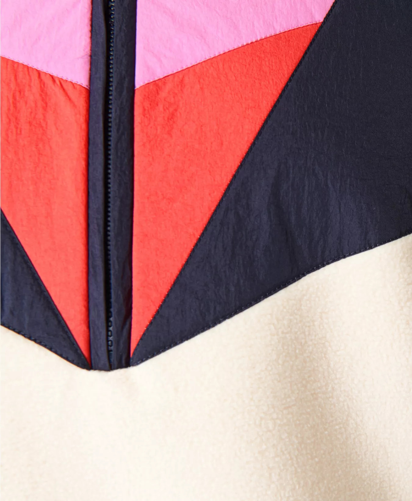 Retrograde Fleece Colour Block Half Zip | Sweaty Betty UK