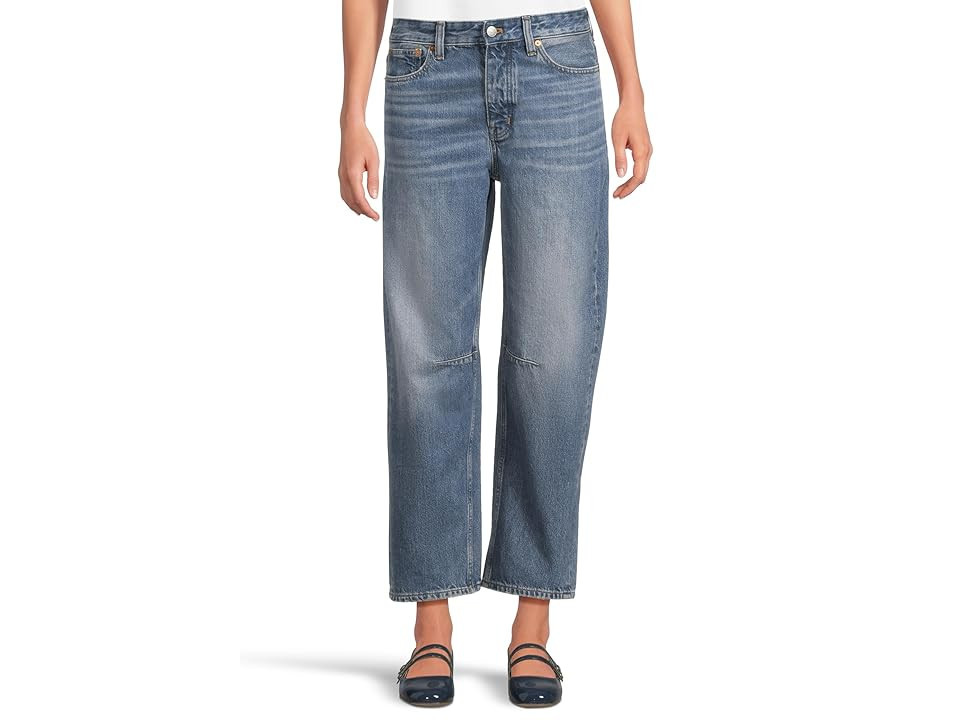 Madewell The Darted Barrel Jean in Irmo Wash Women's Jeans Irmo Wash : 31 26, Cotton/Denim | Zappos