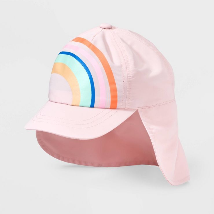 Toddler Girls' Rainbow Baseball Hat - Cat & Jack™ Pink | Target