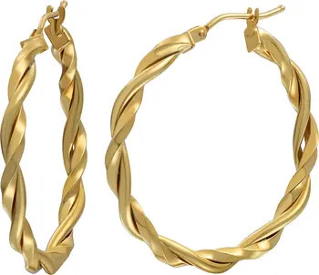 14K Gold Twisted Hoop Earrings | Nordstrom