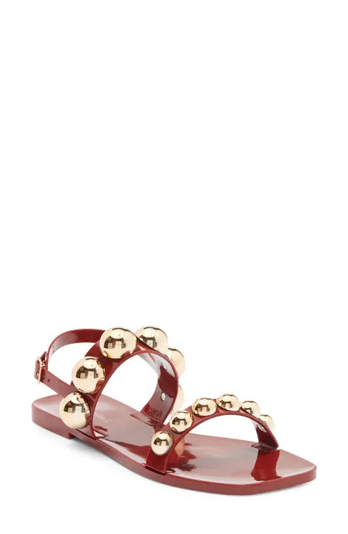 Jeffrey Campbell Gum-Drop Jelly Sandal in Rust Gold at Nordstrom, Size 8 | Nordstrom