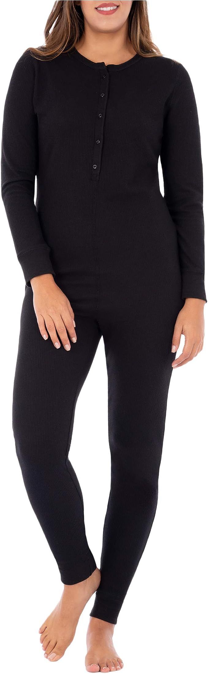 Fruit of the Loom womens Micro Waffle Premium Thermal Union Suit | Amazon (US)