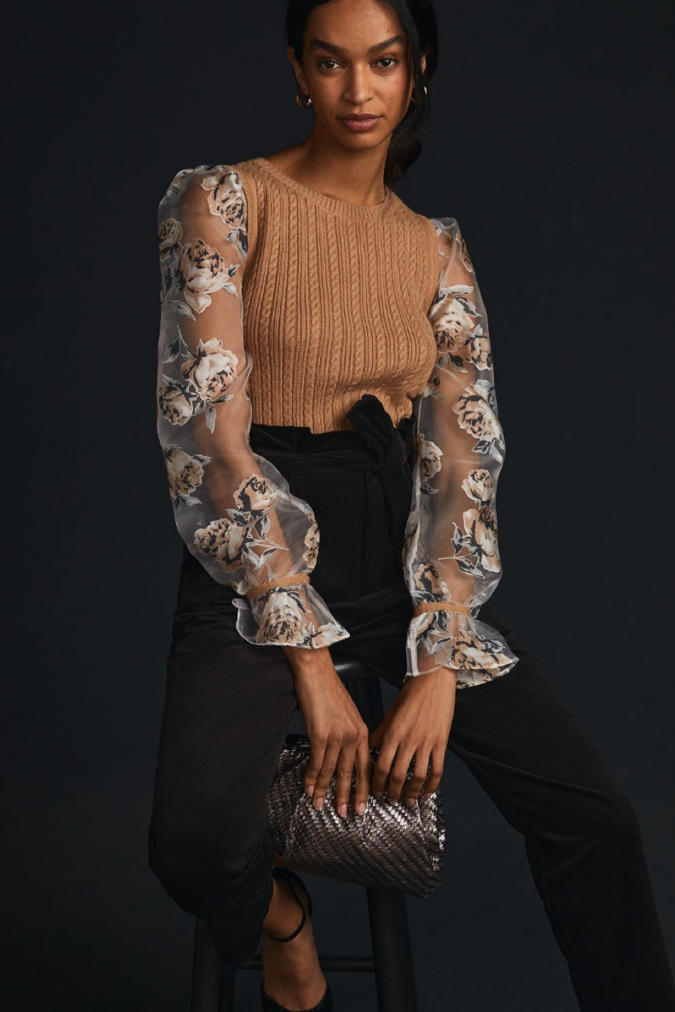 This top is just so elegant and beautiful! The sheer and floral detailing is so pretty!!

#LTKSeasonal #LTKHoliday