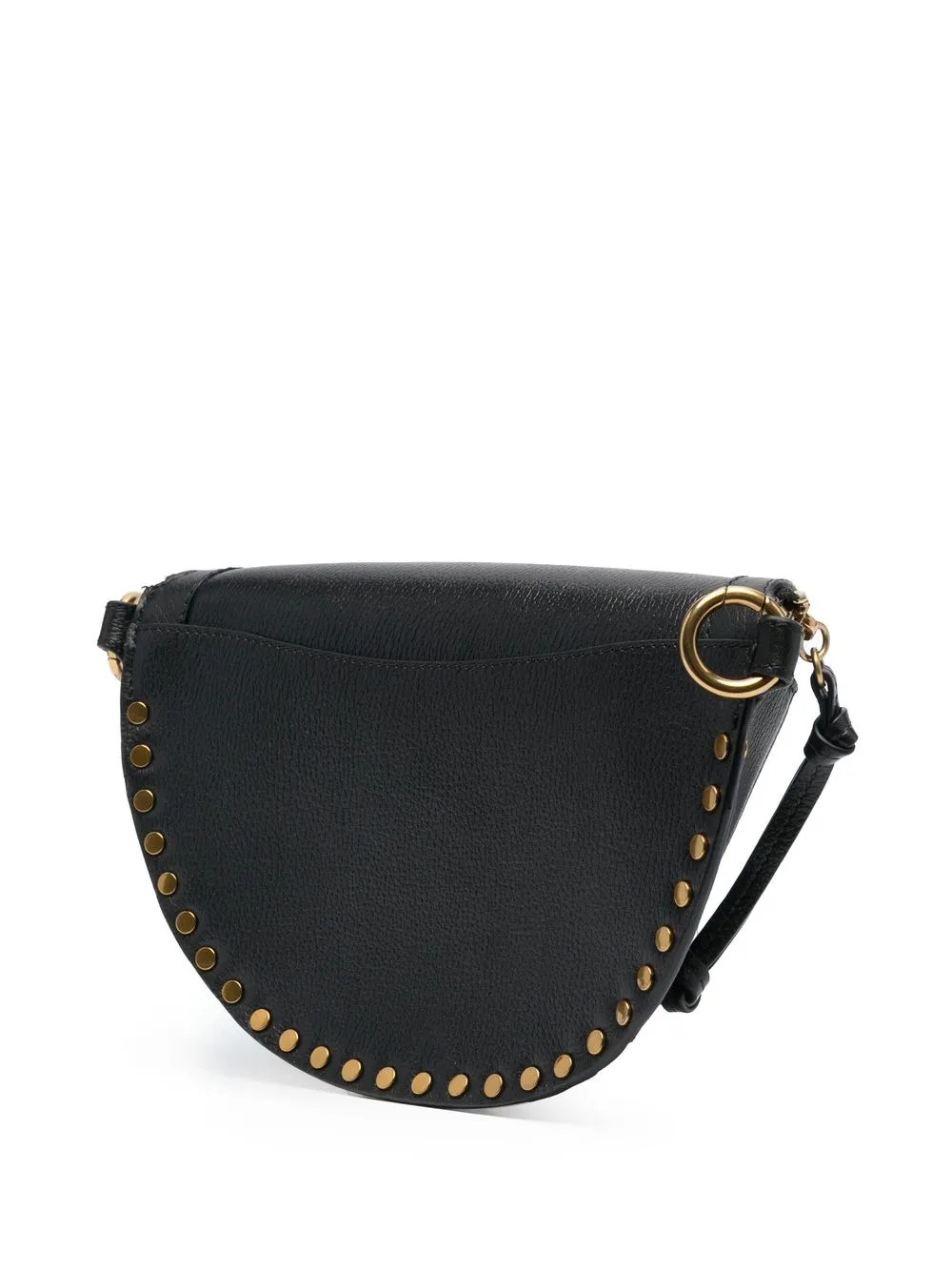 ISABEL MARANT Skano grained-leather Shoulder Bag | Black | FARFETCH | Farfetch Global