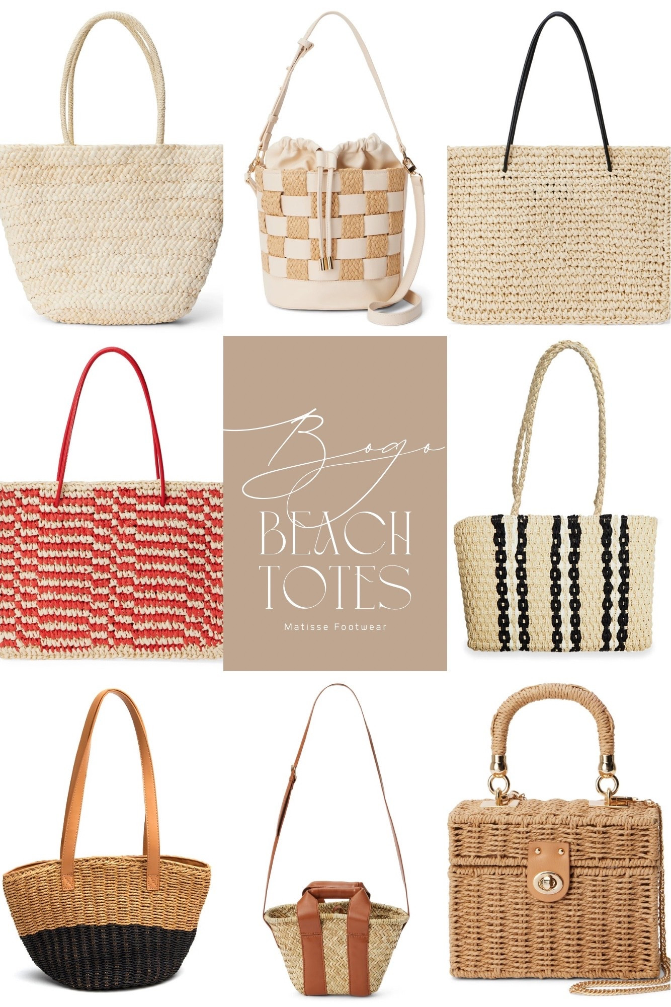 BOGO 🆓 Beach Bags 🏖️ 
@ Matisse Footwear right now! 
(Don’t snooze on getting some sandals too!)

#LTKSeasonal #LTKSaleAlert #LTKItBag