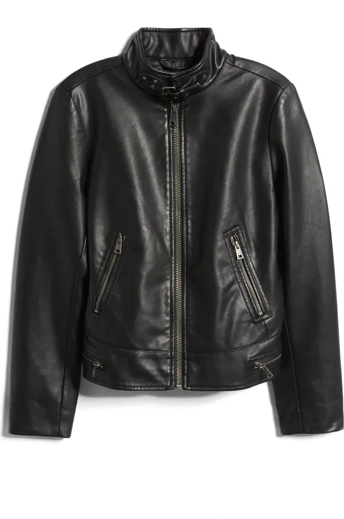 Women's Faux Leather Racer Jacket | Nordstrom