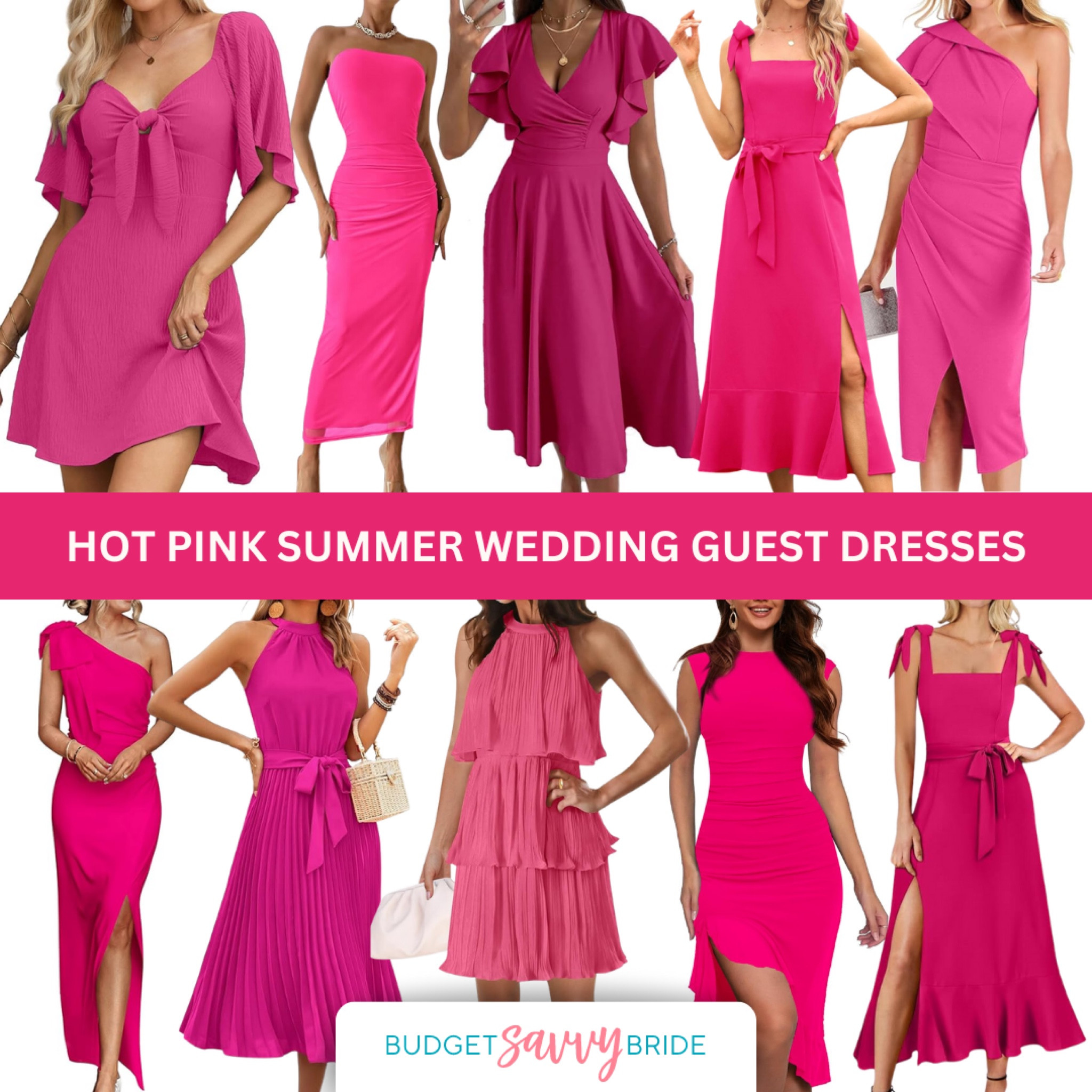 Looking for the perfect hot pink dress to wear for a summer wedding? Look no further, because we've rounded up a selection of stunning options for a summer soiree, all under $50! 💖✨ 

Turn heads and steal hearts in these hot pink stunners! 💖✨ Perfect for adding a pop of color to any celebration. 

#WeddingGuestStyle #PrettyInPink 

#LTKWedding #LTKFindsUnder50