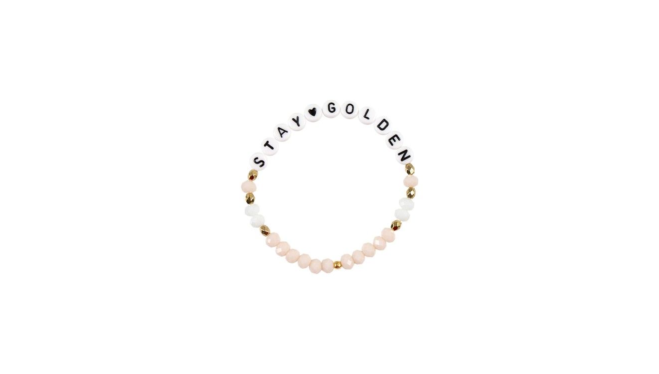 Stay Golden Beaded Bracelet | Callie Danielle