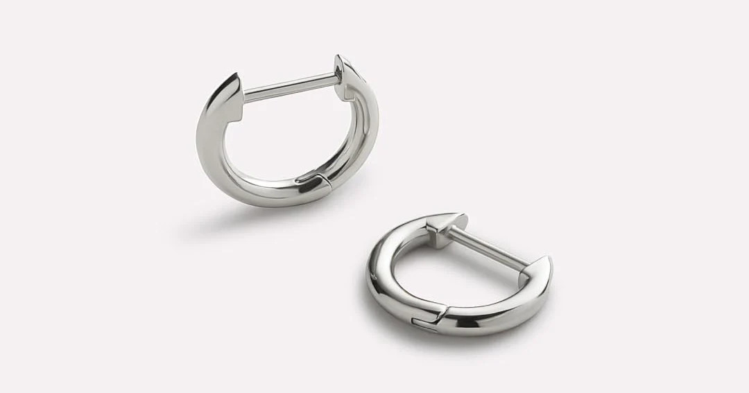 Sterling Silver Mini Huggie Hoops - Mini Huggie Hoops Silver | Ana Luisa