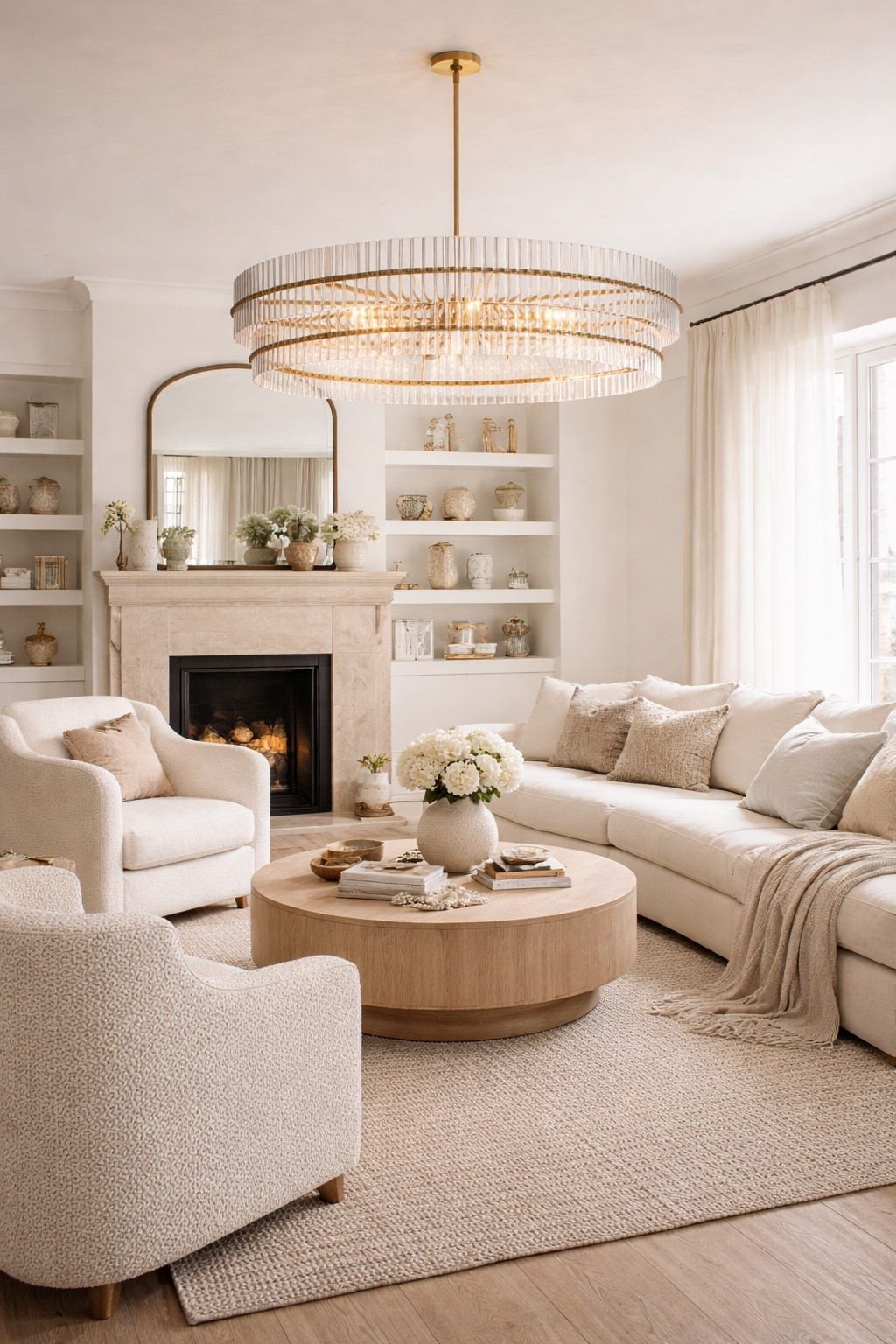 This round crystal chandelier continues to be a best seller, and rightfully so because it is gorgeous 😍

Neutral home // neutral modern interior // living room design 

#LTKHome #LTKSaleAlert