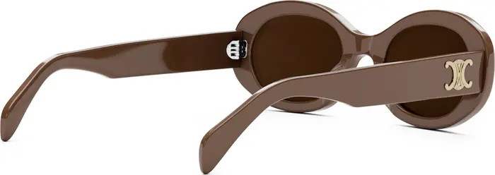 Triomphe 52mm Oval Sunglasses | Nordstrom