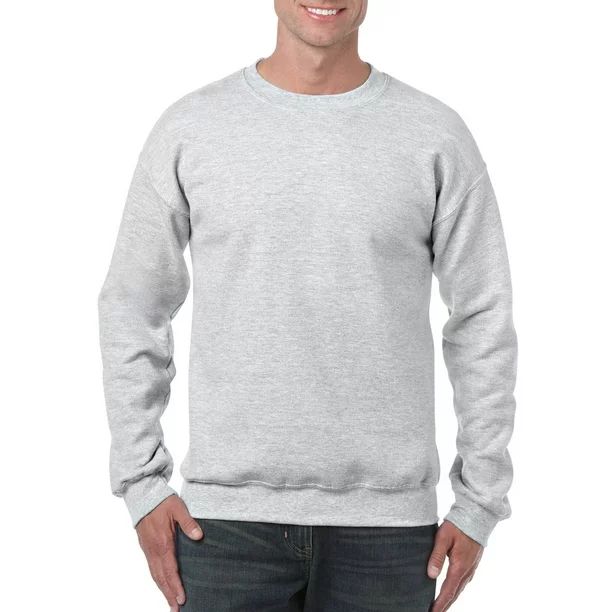 Gildan Men's and Big Men's Heavy Blend Crewneck Sweatshirt, up to Size 3XL | Walmart (US)
