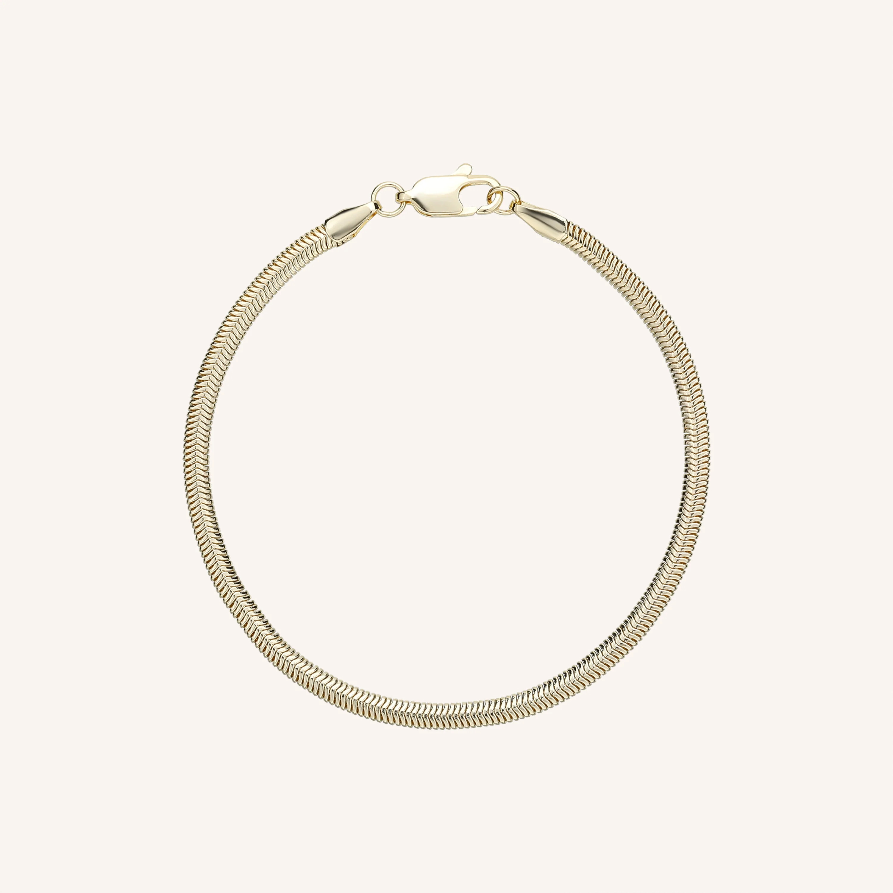 Herringbone Chain Bracelet | Victoria Emerson
