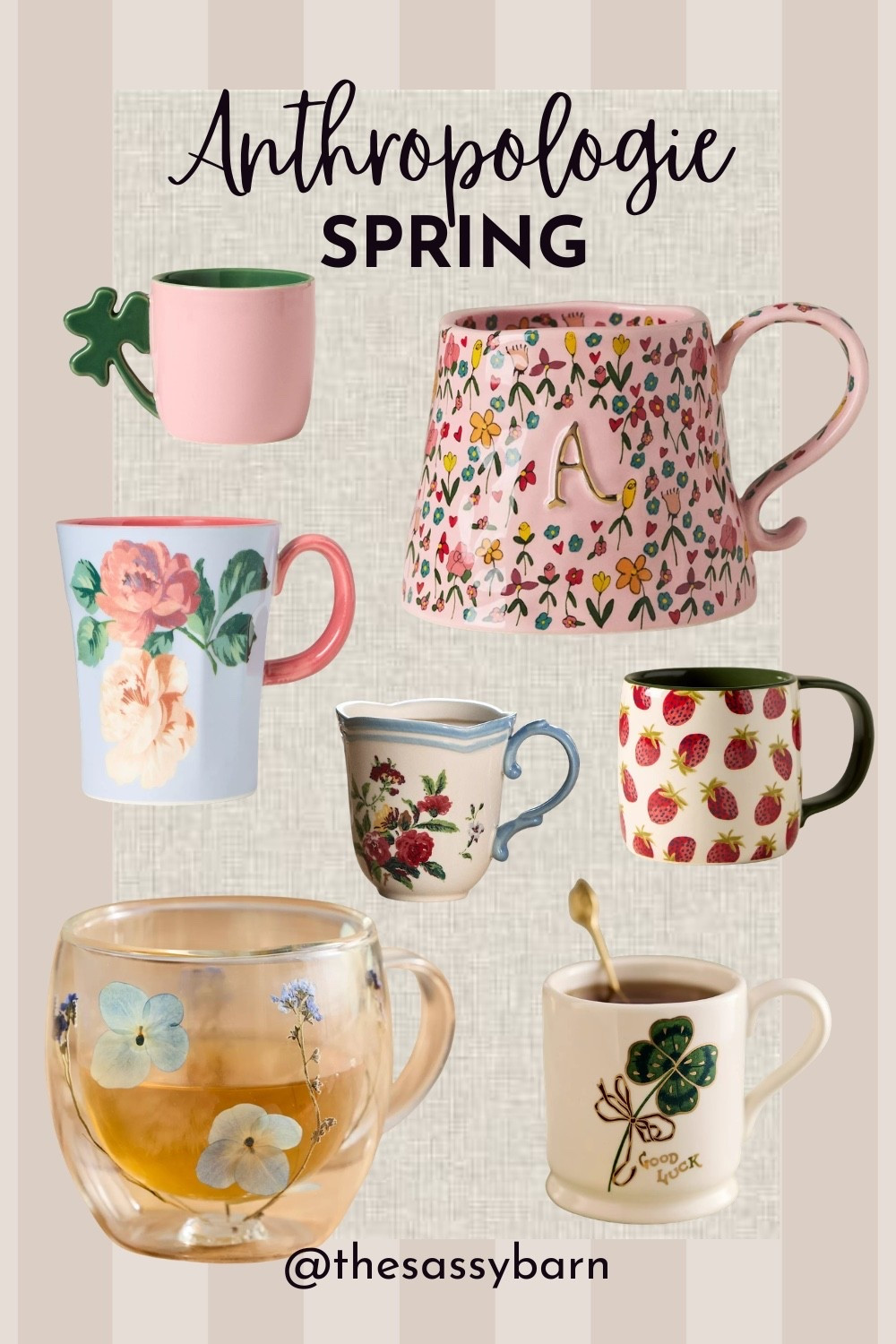 The cutest mugs for spring from Anthro! 

#LTKHome #LTKfoodie