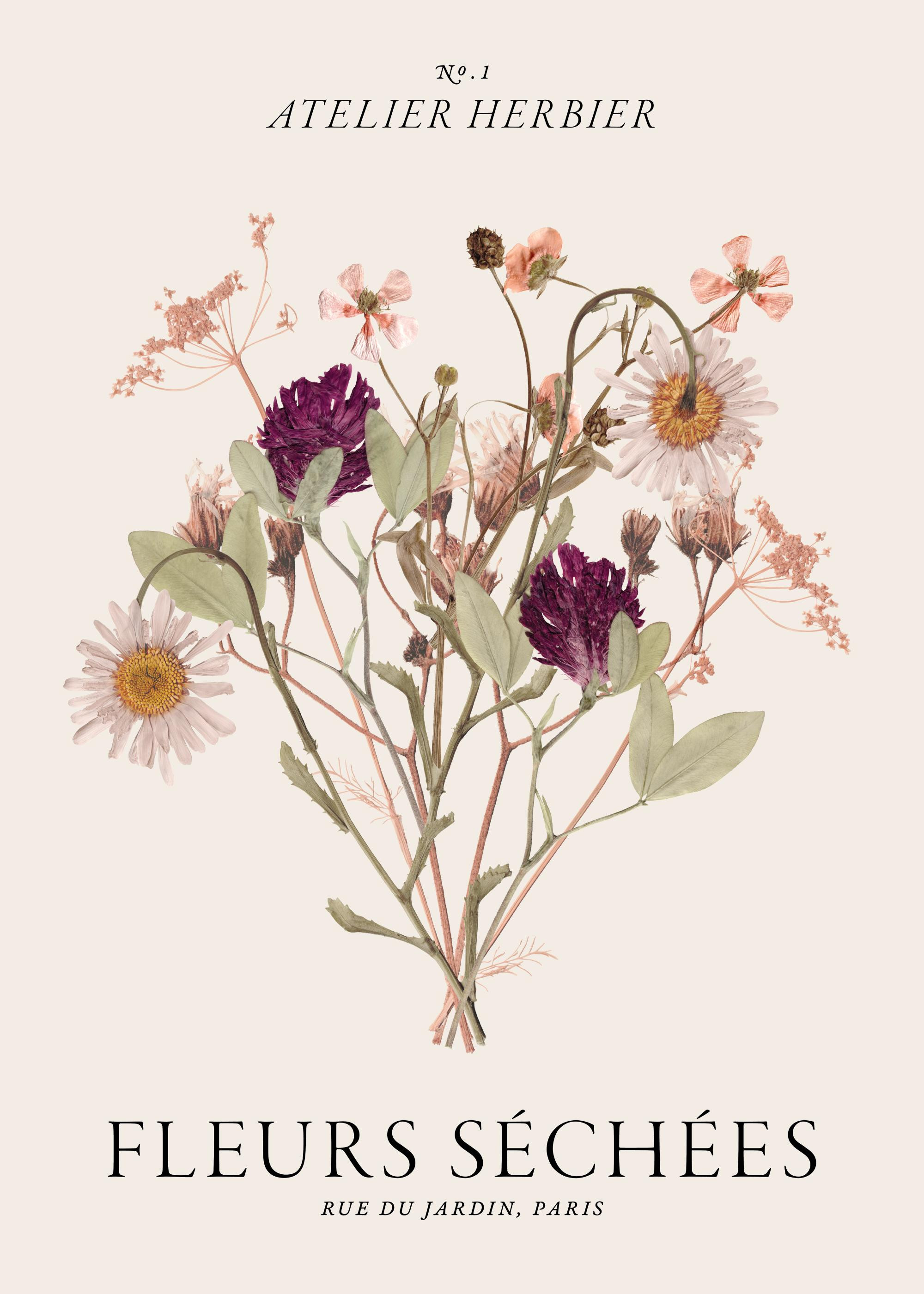 Fleurs Séchées Print | Desenio