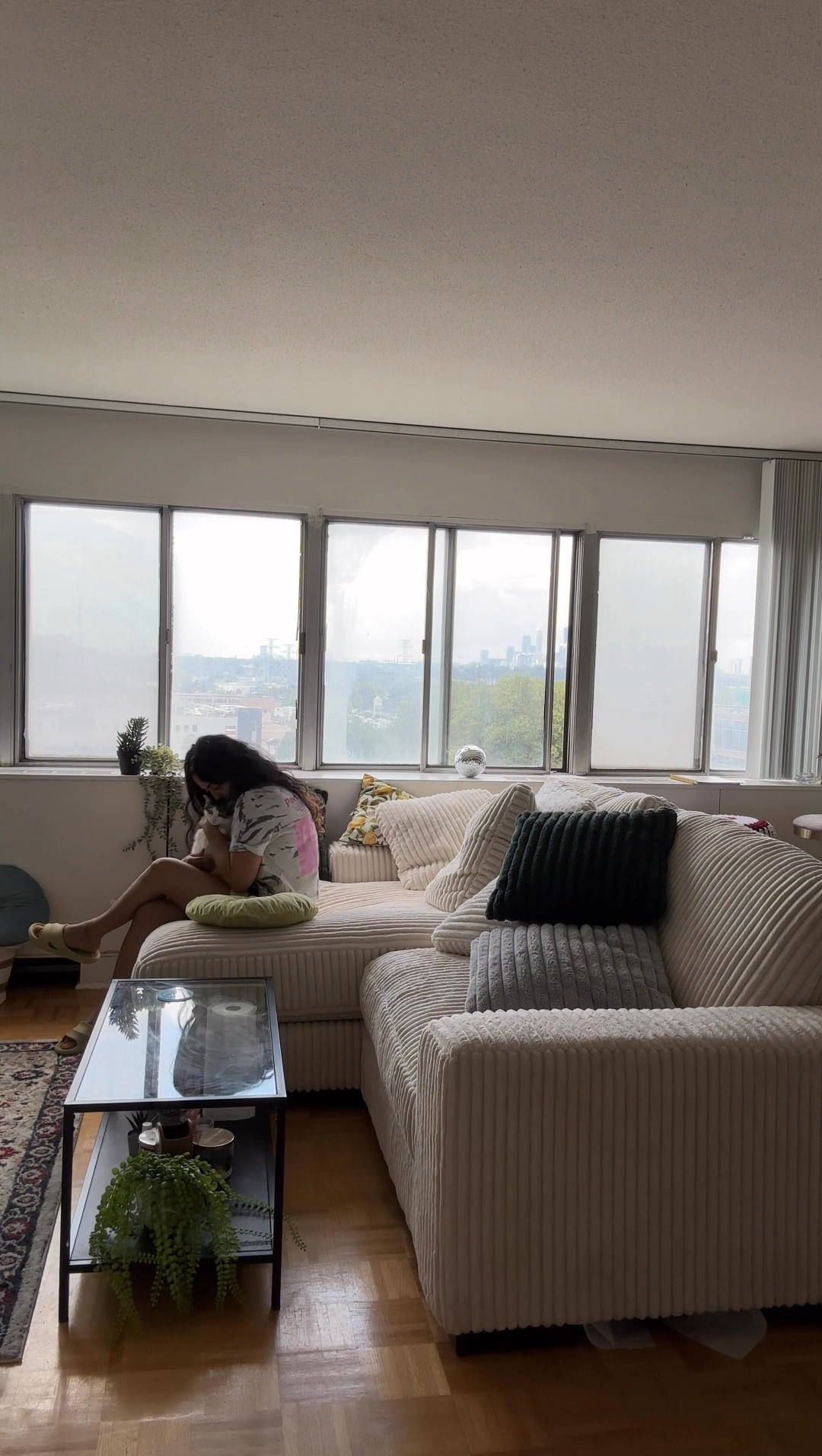 Watching clouds laying on that chase is my fav part 🥰☁️ Felt like a baby its so comfy lol
Added this 2 peice Lindyn sofa with chase from @ashleyofficialca  perfect for the space and actually really great quality. Lovee it so far. It was my main priority to have a couch which is comfortable plus fits my needs first and then to be able to style accordingly. Also zoey scratch free

Follow along to see the process as I’ll be updating this space cant wait to share everything little by little hehe. Next stop looking for a cute coffee table to match my style 

#lindynsofa #indiansincanada #furniture #sofaupdate #torontocreator #couchstyle #lindynsectional

#LTKcanada #LTKhome