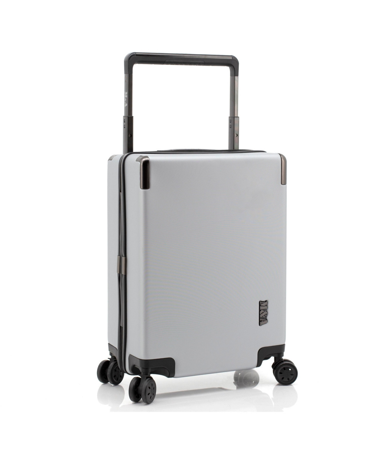 M&A 20" Tsa-Lock Wide Trolley Rolling Carry-On - Silver | Macy's