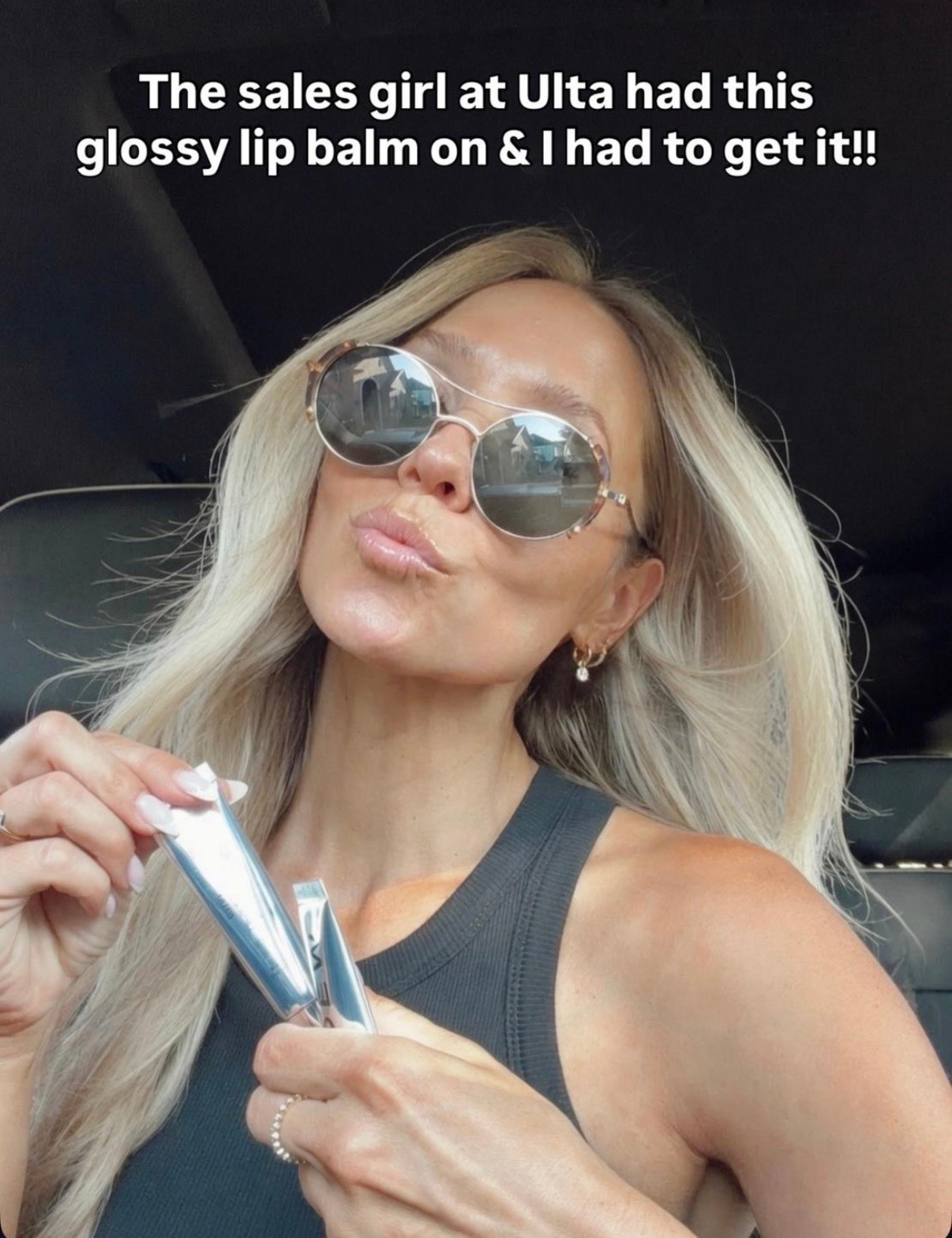 🤍 This lip balm is perfection! The tube and metal applicator are SO satisfying. 

PS these Amazon tanks with the built in bras are so good. Small / tts
