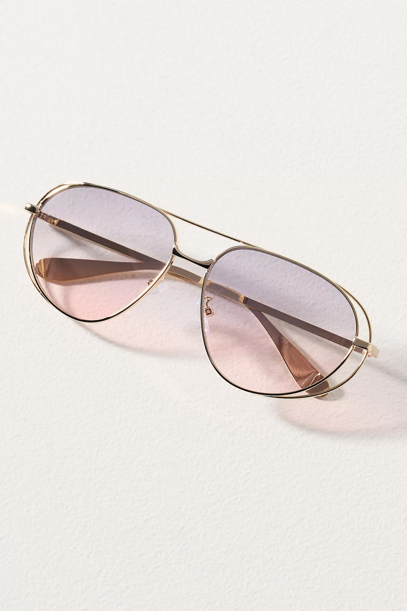 I-SEA Metal Aviator Sunglasses | Anthropologie (US)