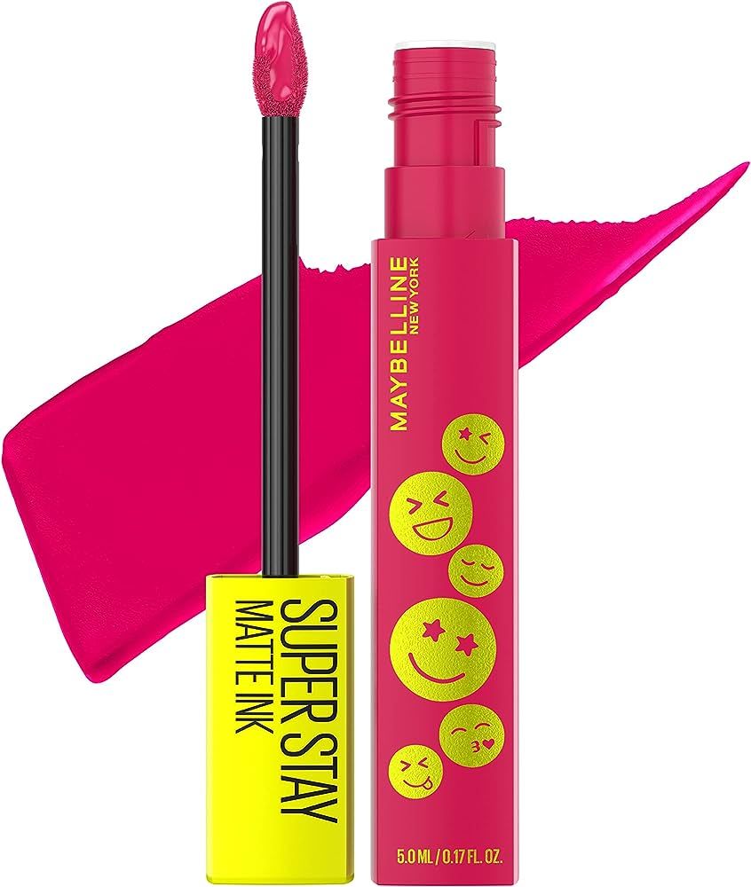 MAYBELLINE Super Stay Matte Ink Liquid Lip Color, Moodmakers Lipstick Collection, Long Lasting, T... | Amazon (US)