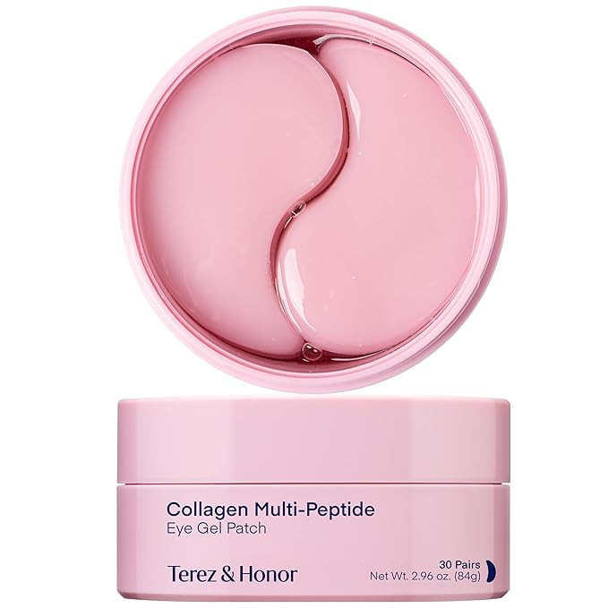 TEREZ & HONOR Peptide Collagen Under Eye Patches - 60 Korean Firming, Glowing & Hydrating Hydroge... | Amazon (US)