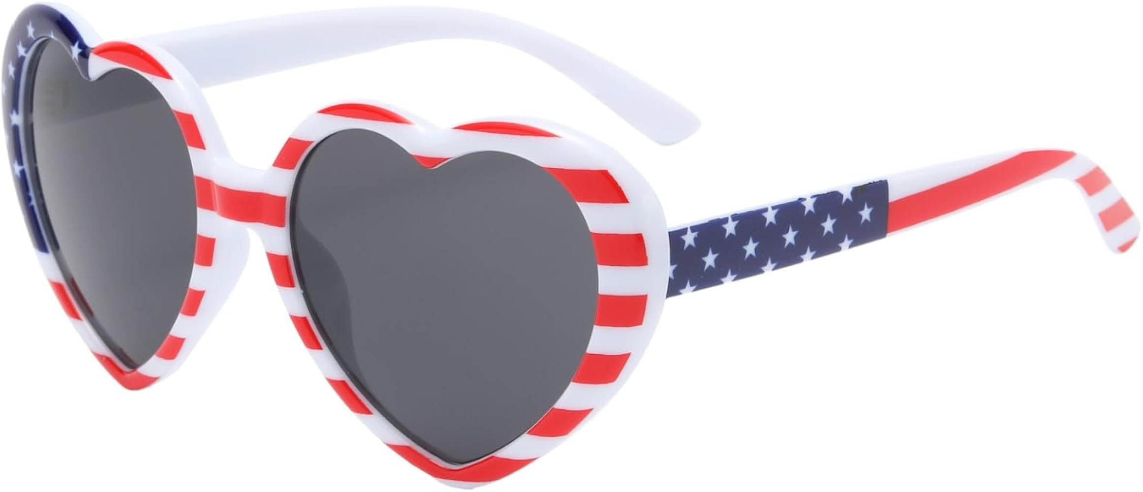 American Flag Heart Sunglasses, Polarized Patriotic USA Glasses 4th of July Accessories Independe... | Amazon (US)