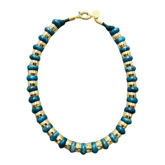 Semi-Precious Necklace Chrysocolla | HOLST + LEE