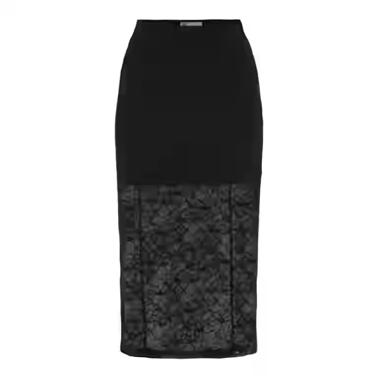 No Boundaries Lace Tube Top and Midi Skirt Set, 2-Piece, Women's | Walmart (US)