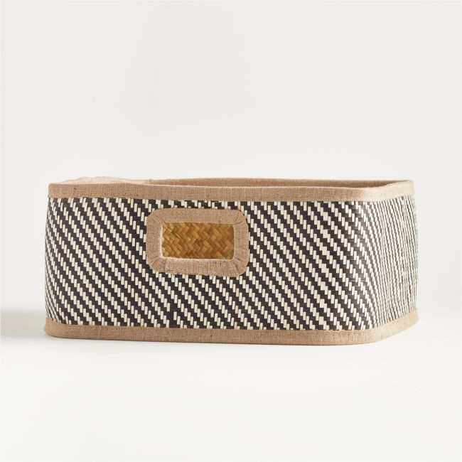 Geo Weave Large Changing Table Basket | Crate & Barrel