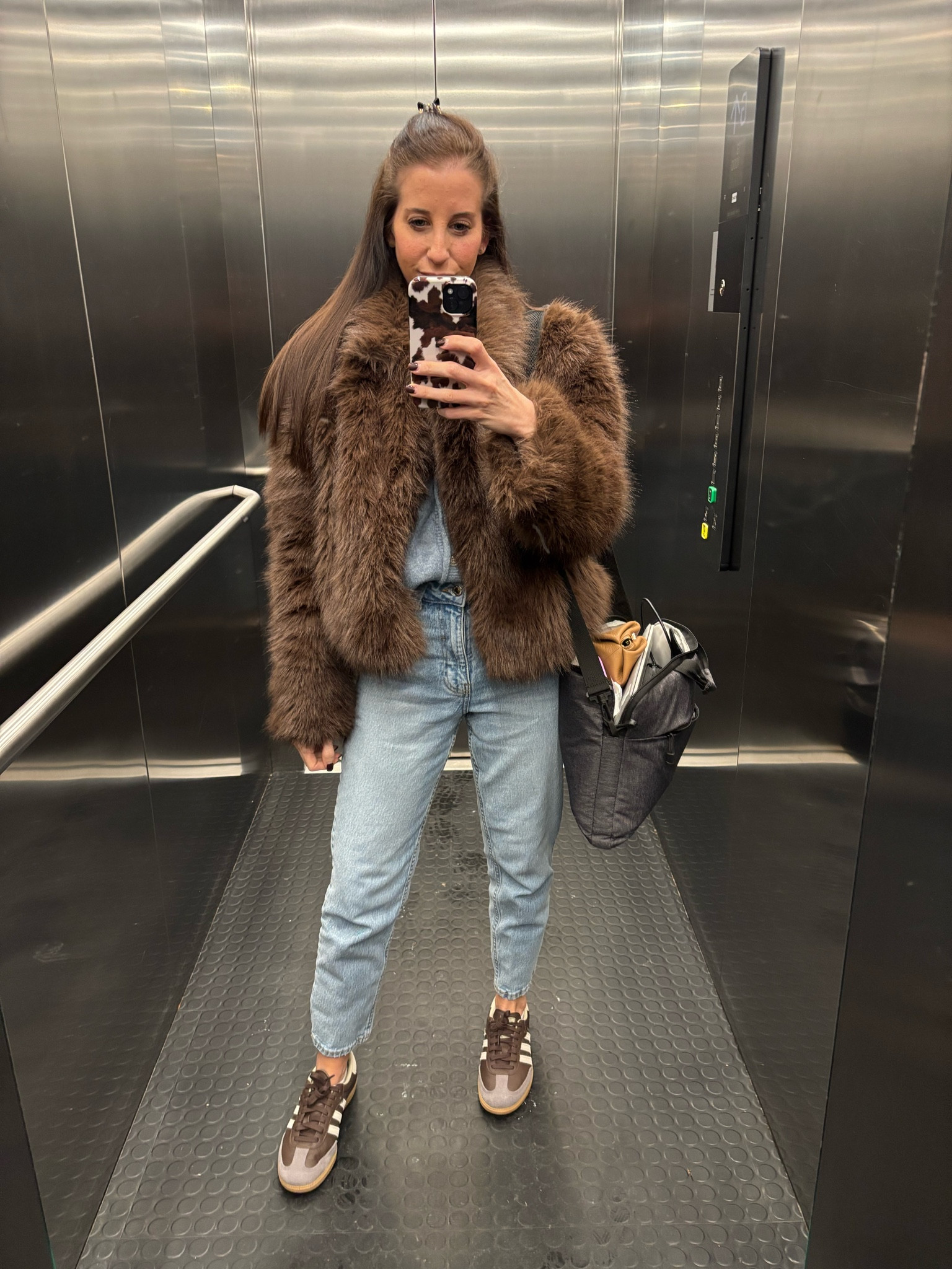 Give me a brown fur jacket and Adidas trainers any day 🤎🐻

Tags:  brown faux fur jacket, adidas trainers 

#LTKeurope #LTKuk #LTKwinter