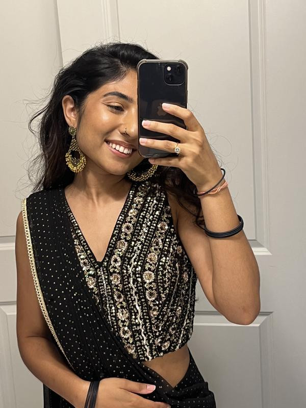 Zian Drape Saree | Nordstrom